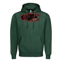 Sports Green claflin, education sport Zipper Hoodie - linhVisuals