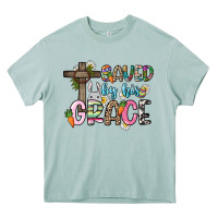 Arona Saved by his grace Easter Day Heavy Core Tee - HowdyJamesFarm