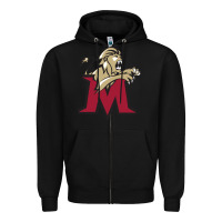 Black lions, molloy college Zipper Hoodie - linhVisuals
