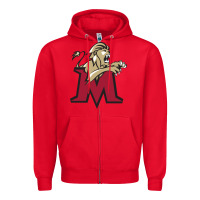 Red lions, molloy college Zipper Hoodie - linhVisuals