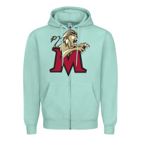 Seafoam lions, molloy college Zipper Hoodie - linhVisuals