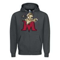 Smoke lions, molloy college Zipper Hoodie - linhVisuals