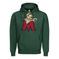 Sports Green lions, molloy college Zipper Hoodie - linhVisuals