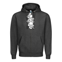 Charcoal Heather pierce the veil back Zipper Hoodie - linhVisuals
