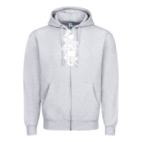 Heather Grey pierce the veil back Zipper Hoodie - linhVisuals