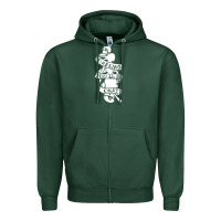 Sports Green pierce the veil back Zipper Hoodie - linhVisuals