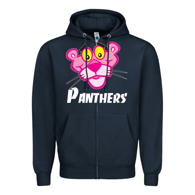 Pink Panther Custom Zipper Hoodie by linhVisuals | Teevron