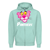 Seafoam pink panther custom Zipper Hoodie - linhVisuals