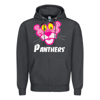 Smoke pink panther custom Zipper Hoodie - linhVisuals