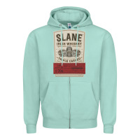 Seafoam slane irish whiskey Zipper Hoodie - linhVisuals