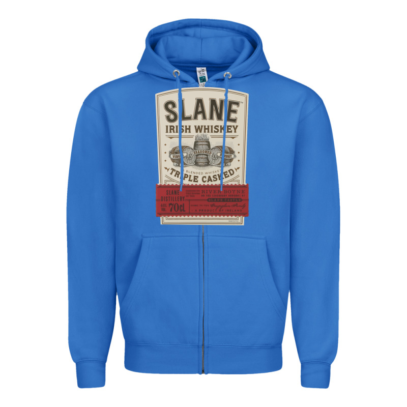 Slane Irish Whiskey Zipper Hoodie by linhVisuals | Teevron
