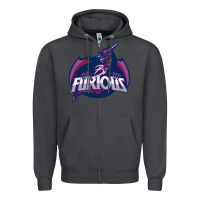 Smoke bi furious   bisexual Zipper Hoodie - linhVisuals