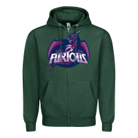 Sports Green bi furious   bisexual Zipper Hoodie - linhVisuals