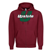 Burgundy south carolina upstate spartans Zipper Hoodie - linhVisuals