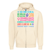 Sandshell science is real , black lives matter , love is love , equality , kindn Zipper Hoodie - linhVisuals