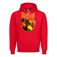 Red vintage meatloaf bat out of hell Zipper Hoodie - linhVisuals