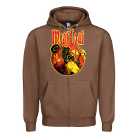 Chestnut vintage meatloaf bat out of hell Zipper Hoodie - linhVisuals
