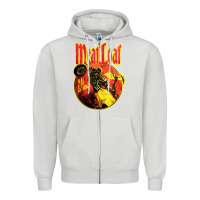 Dove Grey vintage meatloaf bat out of hell Zipper Hoodie - linhVisuals