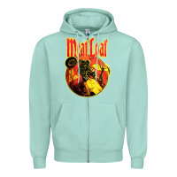 Seafoam vintage meatloaf bat out of hell Zipper Hoodie - linhVisuals