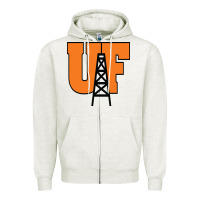 Oatmeal Heather findlay oilers Zipper Hoodie - linhVisuals