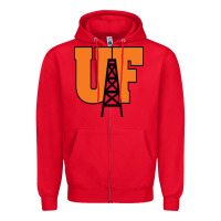 Red findlay oilers Zipper Hoodie - linhVisuals