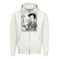 Oatmeal Heather i've lost control of my life   rugrats Zipper Hoodie - linhVisuals