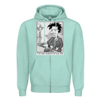 Seafoam i've lost control of my life   rugrats Zipper Hoodie - linhVisuals