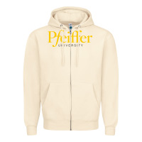 Sandshell pfeiffer university Zipper Hoodie - linhVisuals