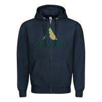 Navy piedmont university Zipper Hoodie - linhVisuals