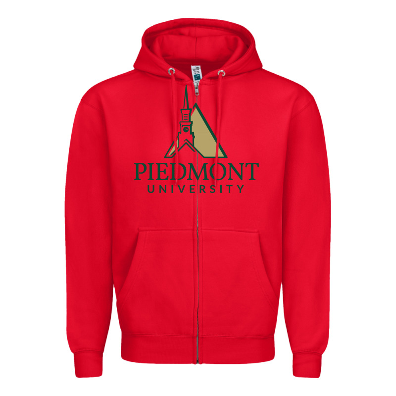 Piedmont University Zipper Hoodie by linhVisuals | Teevron