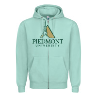 Seafoam piedmont university Zipper Hoodie - linhVisuals