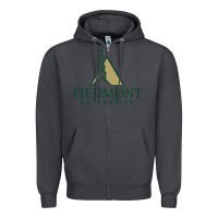 Smoke piedmont university Zipper Hoodie - linhVisuals