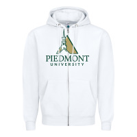 White piedmont university Zipper Hoodie - linhVisuals