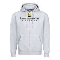 Heather Grey randolph–macon college Zipper Hoodie - linhVisuals