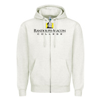Oatmeal Heather randolph–macon college Zipper Hoodie - linhVisuals