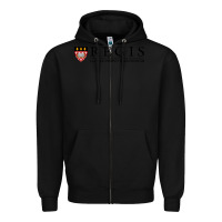 Black regis college Zipper Hoodie - linhVisuals