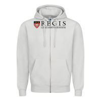 Dove Grey regis college Zipper Hoodie - linhVisuals