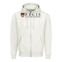 Oatmeal Heather regis college Zipper Hoodie - linhVisuals