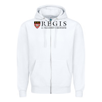 White regis college Zipper Hoodie - linhVisuals