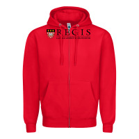 Red regis college Zipper Hoodie - linhVisuals
