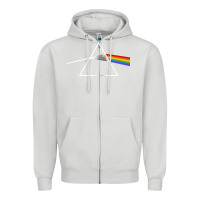 Dove Grey the dark side Zipper Hoodie - linhVisuals