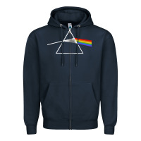 Navy the dark side Zipper Hoodie - linhVisuals