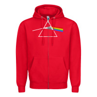 Red the dark side Zipper Hoodie - linhVisuals