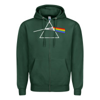 Sports Green the dark side Zipper Hoodie - linhVisuals