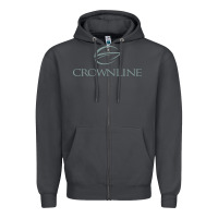 Smoke Crownline Boats Zipper Hoodie - linhVisuals
