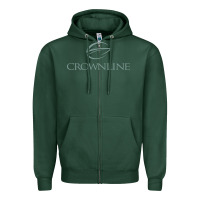 Sports Green Crownline Boats Zipper Hoodie - linhVisuals