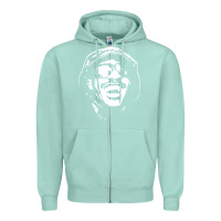 Seafoam stevie wonder Zipper Hoodie - linhVisuals