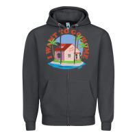Smoke i want to go home Zipper Hoodie - linhVisuals