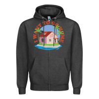 Charcoal Heather i want to go home Zipper Hoodie - linhVisuals