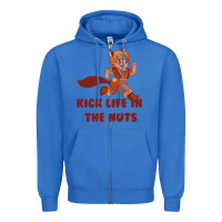 True Royal kick life in the nuts   squirrel girl Zipper Hoodie - linhVisuals